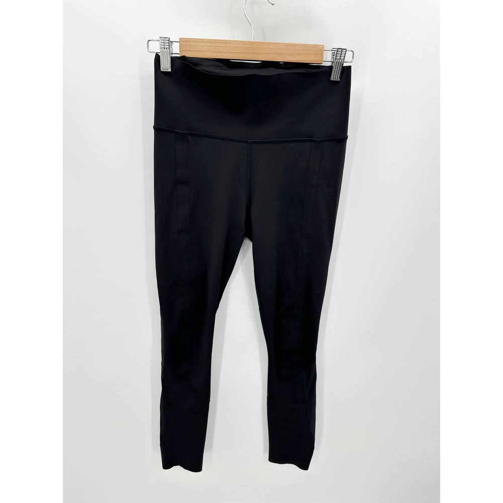 Athleta High Gear Black Pull On 7/8 Tights Leggings Women's Size Small‎ S